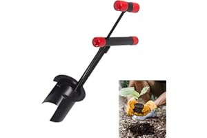 ZOYACREATE Bulb Planter Tool, Hand Seedling Transplanter Garden Digging Tool for Planting Transplanting Fruit Tree