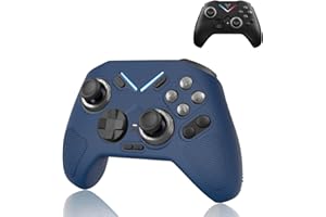 FIOPAZ for Flydigi Vader 4 Pro Skin Case, Soft Silicone for Flydigi Vader 4 Pro Cover, Drop, Dust and Scratch Resistant for Vader 4 Pro Wireless Controller Protector, Dark Blue