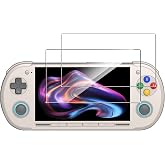Natbok 2 Pack Compatible with Retroid Pocket 6 Screen Protector,Full Coverage 9H Tempered Glass Film,HD Clear Scratch Resistant,Bubble-Free for Retroid Pocket 6 Retro Game Screen Protector