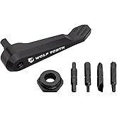 Wolf Tooth Axle Handle Multi-tool | Wolf Tooth Axle Handle Multi-Tool - Lightweight Aluminum, 10 Functions