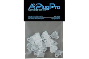 APLUGPRO WEATHERPROOF YOUR PLUGS The Original Weatherproof Gaskets - Made in USA, for Outdoor Christmas Lights Installation, GFCI Protector, Outdoor Waterproof Extension Cord Gasket, Stop GFCIs from Tripping - by APlugPro