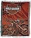 Harley Davidson, Cycle 48-Inch-by-60-Inch Acrylic Tapestry Throw by The Northwest Company