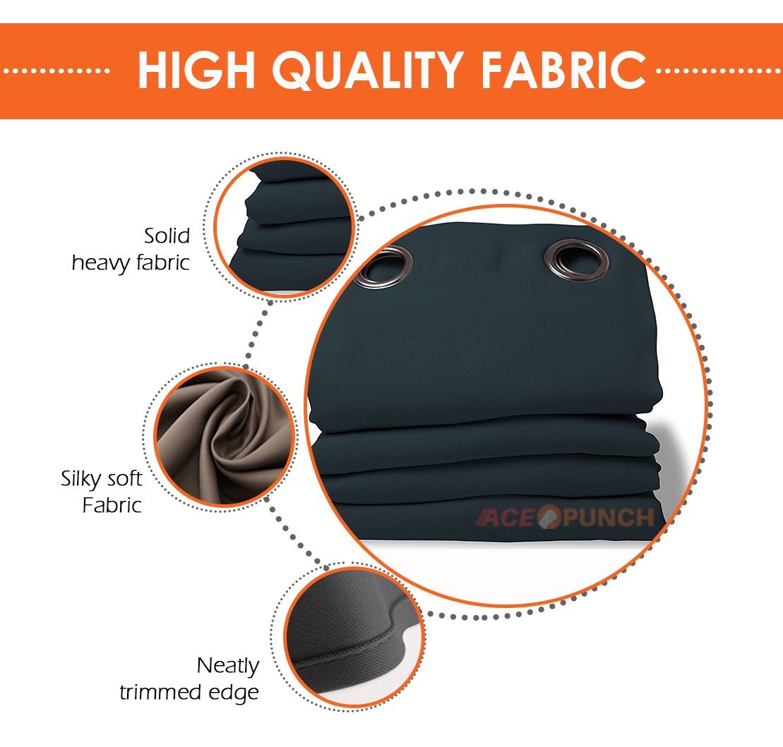 Nursery Curtains Acepunch Super Soft Blackout Curtains Thermal