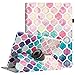 Fintie Case for iPad Pro 12.9 (1st Gen 2015) - 360 Degree Rotating Stand Case with Smart Protective Cover Auto Sleep/Wake Feature for 12.9-inch iPad Pro (2015 Version), Moroccan Love