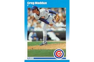 1987 Fleer Update #U-68 Greg Maddux Chicago Cubs MLB Baseball Card (RC - Rookie Card) NM-MT