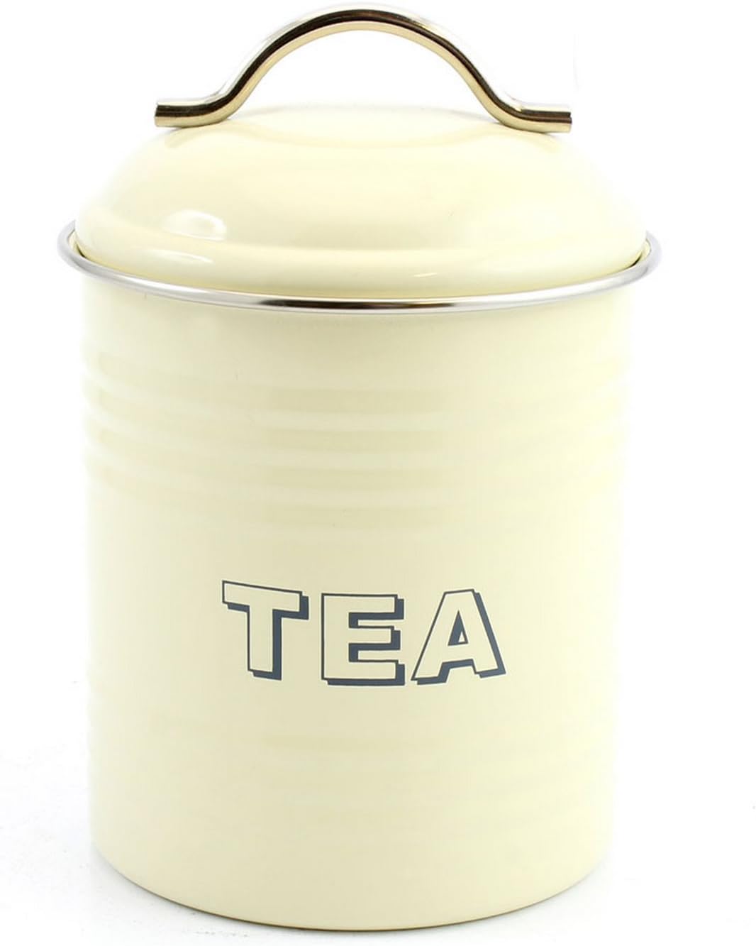 Retro Cream Tea Canister Amazon.co.uk Kitchen & Home
