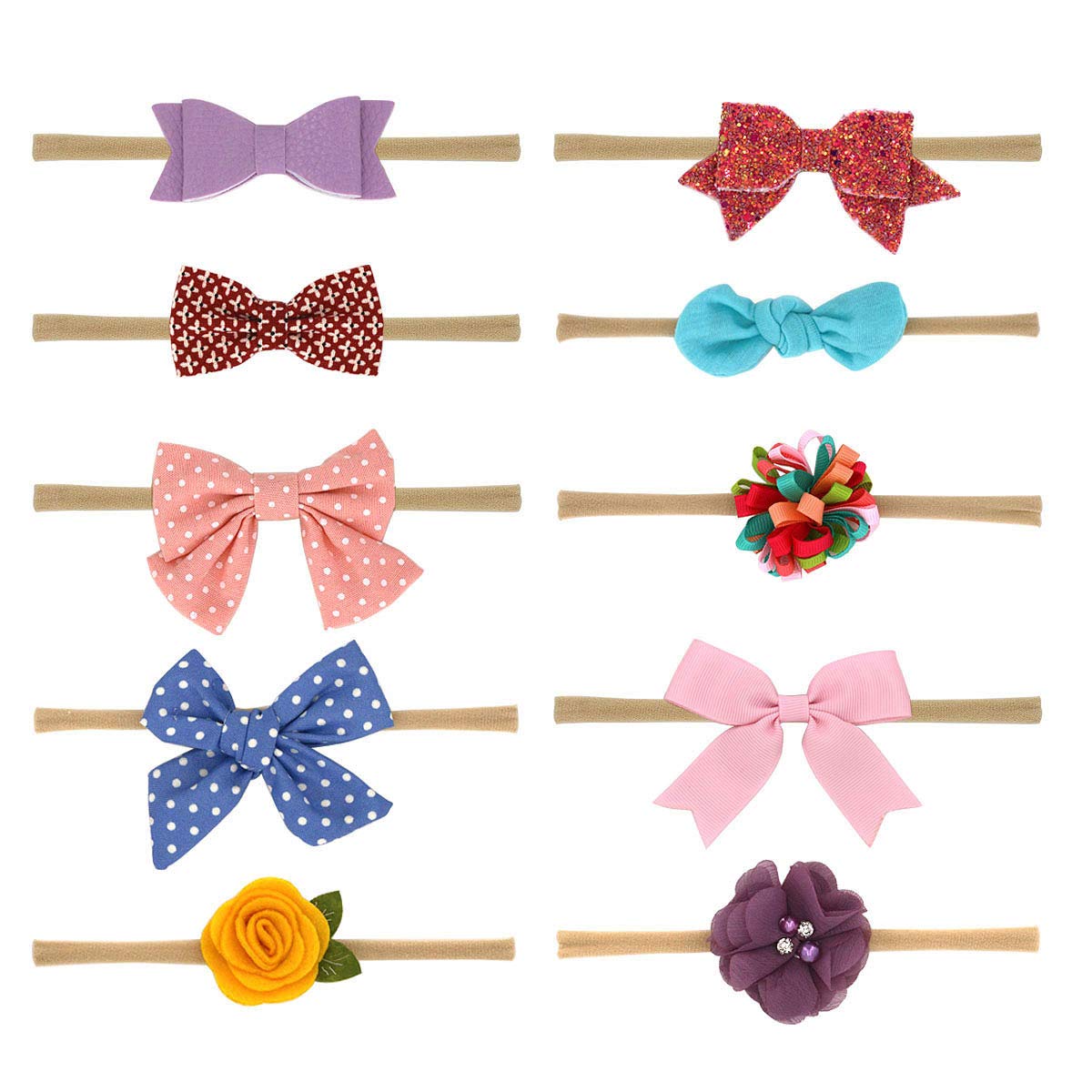 Baby Girl Headbands And Bows Best Hair Ties For Infants Toddler