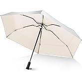 LEAGERA Mini Travel Umbrella UPF - Compact Umbrella for Purse UV Blocker Foldable Lightweight Sturdy Fun Tiny Umbrellas