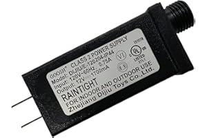 GOOSH 12V 1700mA LED Power Supply, Replacement Yard Inflatable Decoration LED Adapter Transformer for Halloween/Christmas String Light, ED-120204-IP44