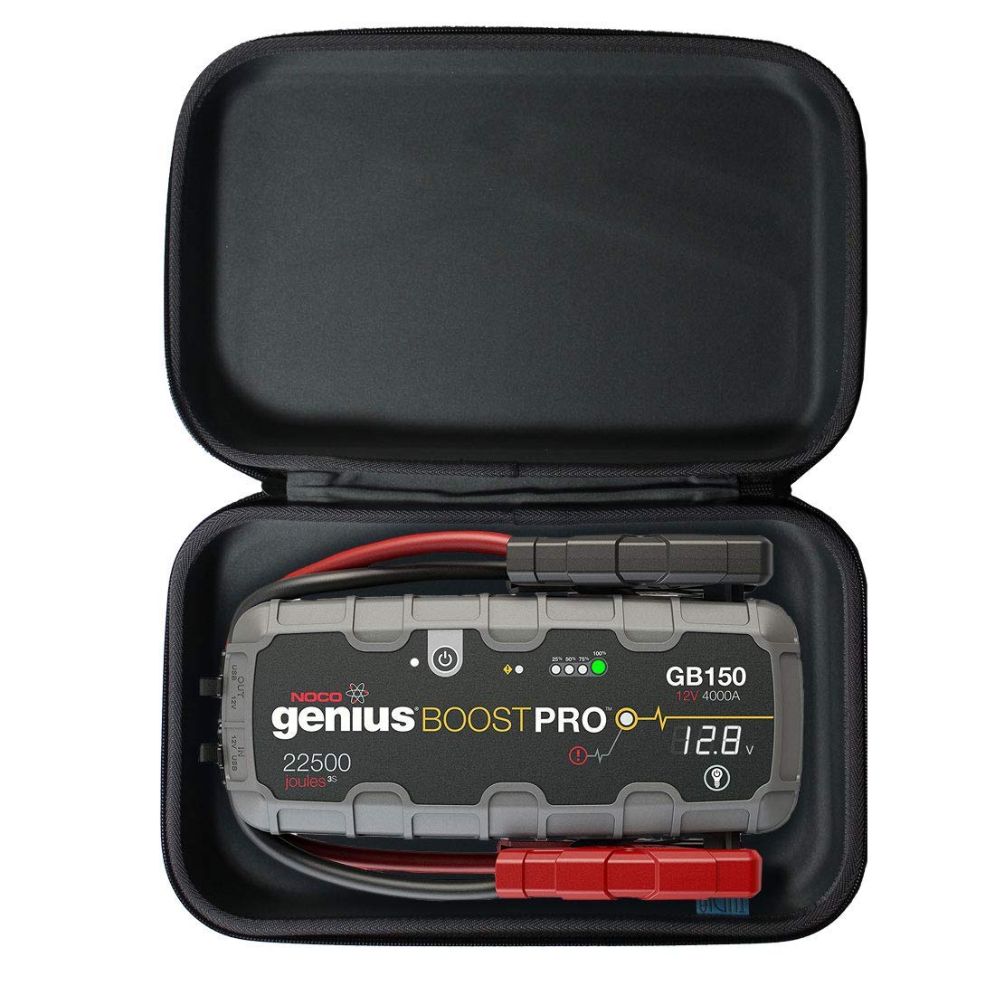 TUDIA EVA Travel Hard Shock Absorption Carrying Storage Case Compatible with 4000 Amp 12V UltraSafe Lithium Jump Starter