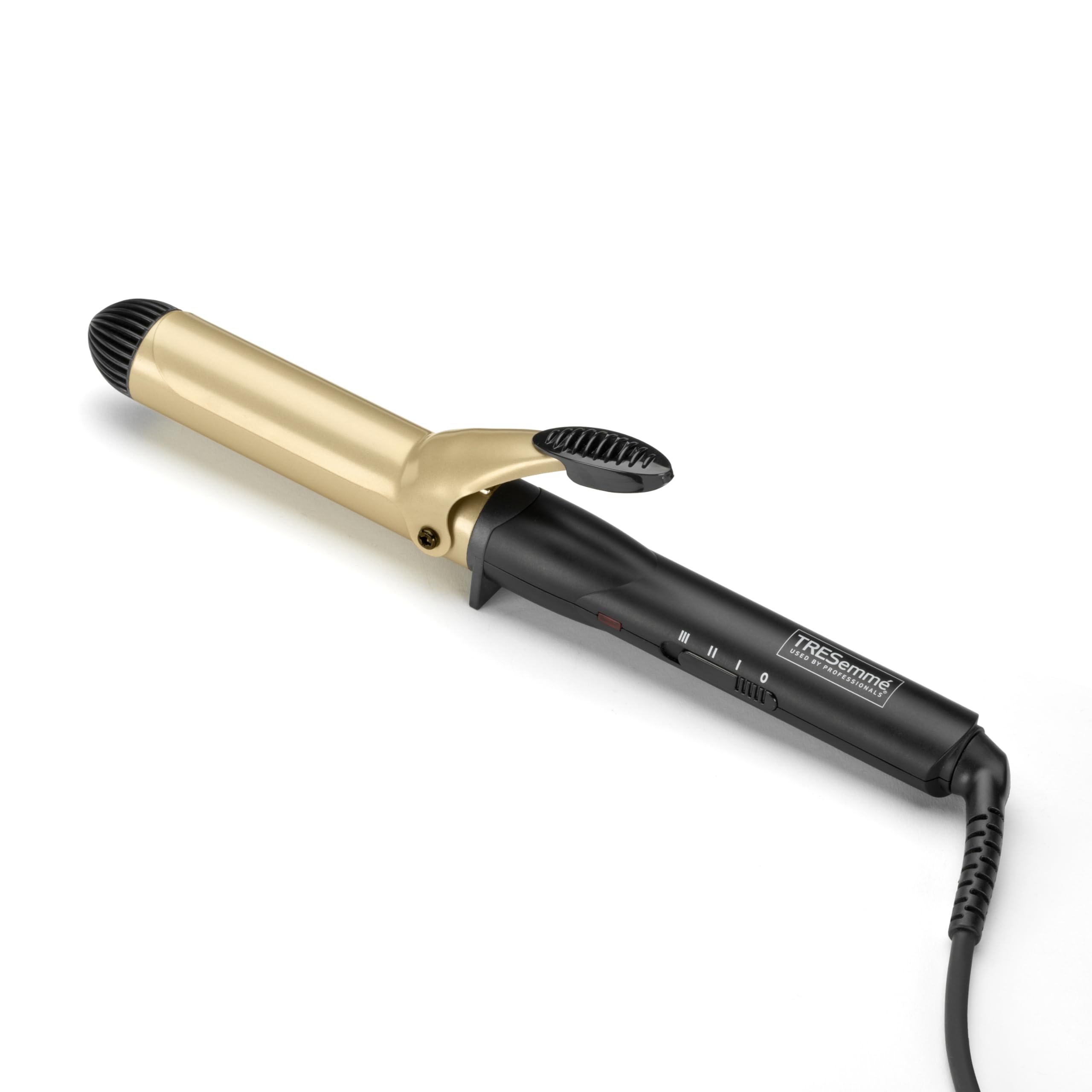 TRESemme Large Curling Tong, 32mm Ceramic Barrel For Soft Bouncy Curls and Waves, Hair Curler with 3 Temperature Settings, Fast Heat-Up, Cool Tip, Black, 2805DU