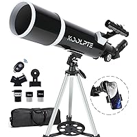 Telescope for Adults & Beginner - 80mm Aperture 600mm Fully Multi-Coated High Transmission Coatings with AZ Mount Tripod Phon