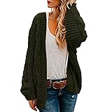 ADJHDFH Chunky Sweater Women Balloon Sleeve Sweater