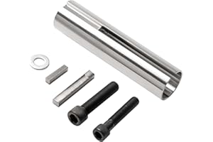 MK-MORZON Engine Pulley Crank Shaft Sleeve Adapter Extended 1" to 1 1/8 inch 1/4" Key Gas Engine Crank Fit for Pulleys, Gear Boxes etc