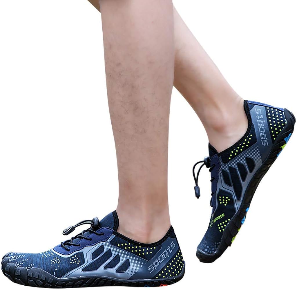 Amazon.com | Menâs Quick Dry Barefoot Aqua Socks Swim Shoes Beach Walking Running Air Mesh Sport 