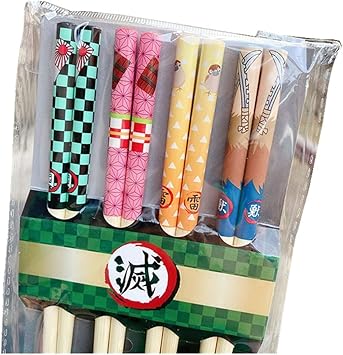Amazon 鬼滅 竹製 箸 漆 箸セット 子供 家庭用品 来客用箸 お箸セット 和風 アニメグッズ 3膳セット 食洗機対応あり 抗菌 おはし グルメ キャンプ 竹箸 滑り止め 人気の和柄 人気商品 可愛い箸 プレゼント 2 Gryies 箸