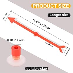 Vxyaaz Large Size Arrow Spinner,Red Arrow Spinner