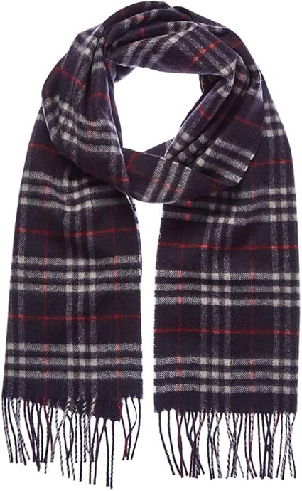 burberry navy cashmere scarf