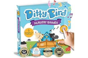 Ditty Bird Musical Books for Toddlers | Interactive Nursery Rhymes Book with Sound – Old Macdonald’s Farm & More Songs | Fun Baby Book for 1-3 Year Olds | Sturdy Sound Book for Toddlers