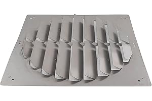 Outdoor Ac Unit Cover Air Conditioner Deflector, Anti Direct Blowing Windshield Wind Guide Cover,Stainless Steel Shutter Defl