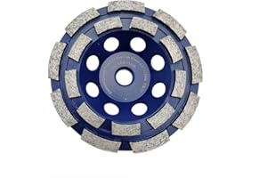 DT-DIATOOL 4.5 Inch Concrete Grinding Wheel Granite Marble with Double Row Diamond Segment