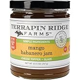 Terrapin Ridge Farms Mango Habanero Jam, 10.5 oz | Mango Habanero Jam, Sweet Mango Flavor, Fiery Habanero, Sweet &amp; Spicy, 10.5 Ounce Jar