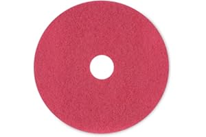 Boardwalk BWK4020RED 20 in. Diameter Buffing Floor Pads - Red (5/Carton)