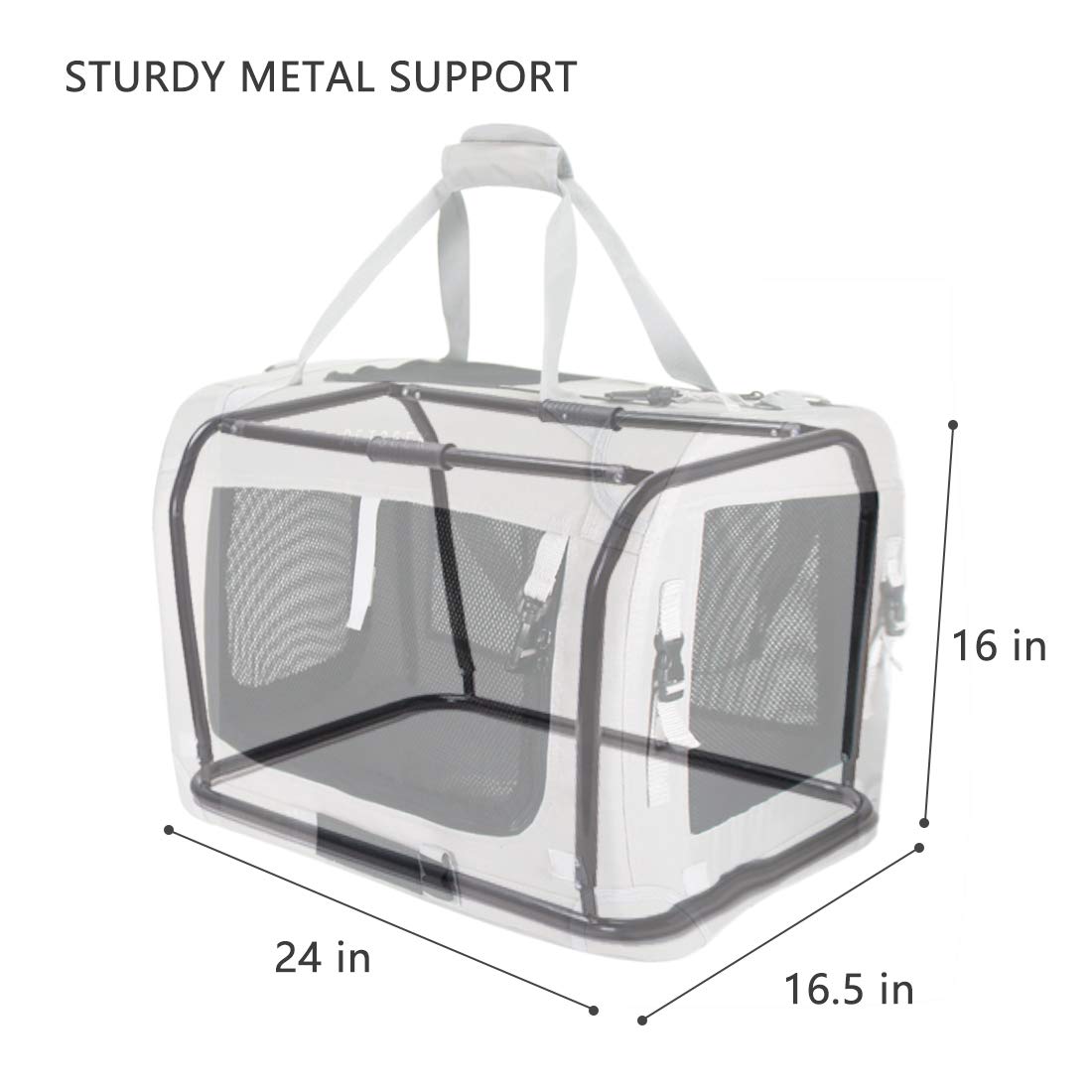 Petseek Extra Large Cat Carrier Soft Sided Small Medium Dog Pet Carrier