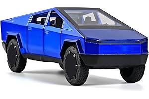 OANMYJJO Trucks for Kids Toy Pickup Truck 1/32 Metal Toy Truck,Big Trucks for Toddlers 3-5,Die Cast Metal Model Truck,Pull Back Cars Toys with Light and Sound,Toy Trucks for Boys Age 4-7（Blue）