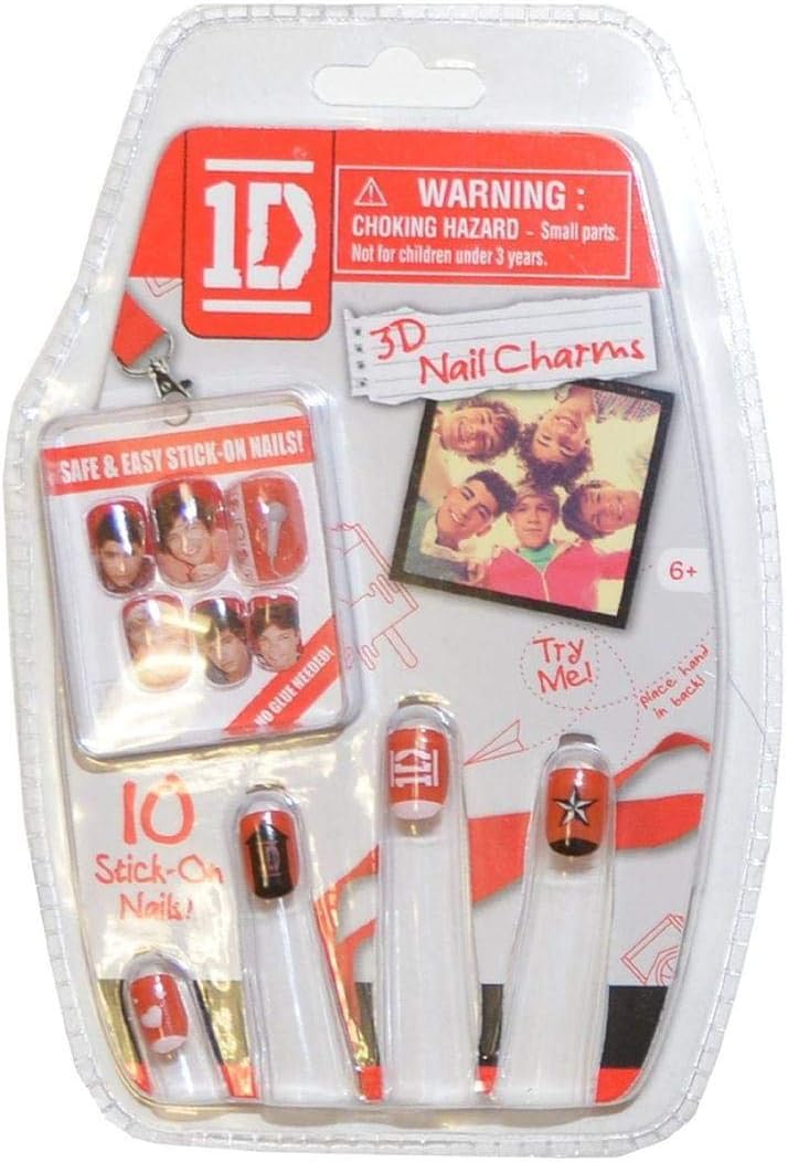 1 Direction 1D Stick-On Nails Charms