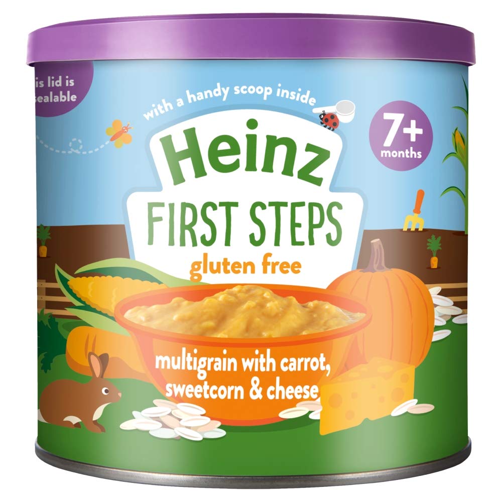 Heinz First Steps Multigrain Carrot Sweetcorn & Cheese, 200g