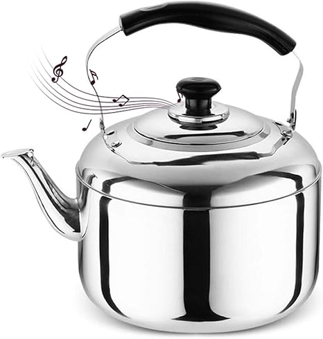 Amazon Nightfox 笛吹きケトル お湯 沸かす お洒落 ケトル やかん 4l 5l 大容量 広口 ガス火 Ih対応 笛吹タイプ ティーポット 断熱ハンドル ステンレス製 やかん ケトル オンライン通販