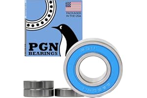 PGN BEARINGS PGN - 99502H Mower Spindle Go Kart Sealed Ball Bearing - 5/8" x1-3/8 x.433 (4 Qty)
