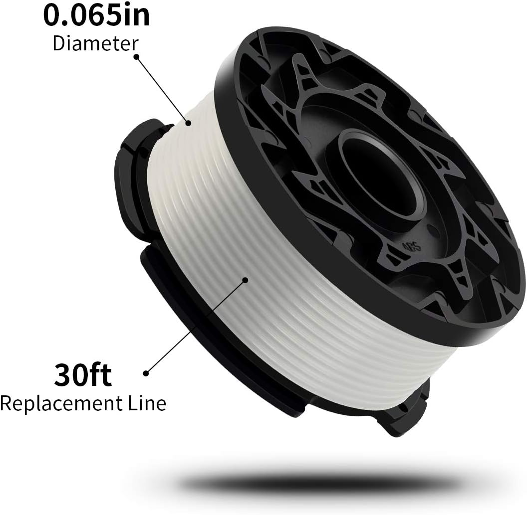 Weed Eater Spool Compatible with Black+Decker AF-100, 30 Feet/0.065 Inch Line String Trimmer Generic Autofeed System Replacement Spool (6 Spool, 1 Cap, 1 Spring) : Garden & Outdoor