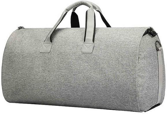 Amazon Youngmaxスーツバッグ ガーメントバッグ ボストンバッグ ビジネスバッグ ガーメントバッグ メンズ ジムバッグ シューズ収納 スーツカバー 大容量 3way 出張 宿泊 一体型 ２色 グレー ガーメントバッグ