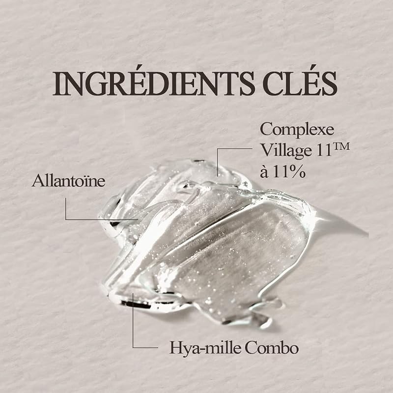 [VILLAGE 11 FACTORY] HYDRO BOOST GEL CREAM (50ml) Korean Skincare - Gel Crème Visage Hydratant & Apaisant - Acide Hyaluronique & Camomille - 87% d'ingrédients naturels - Formule vegan — photo 4 sur 8