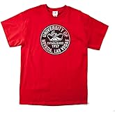 UNLV Rebels 100-Percent Pre-Shrunk Vintage Circle College Short Sleeve Tee, Large, Red