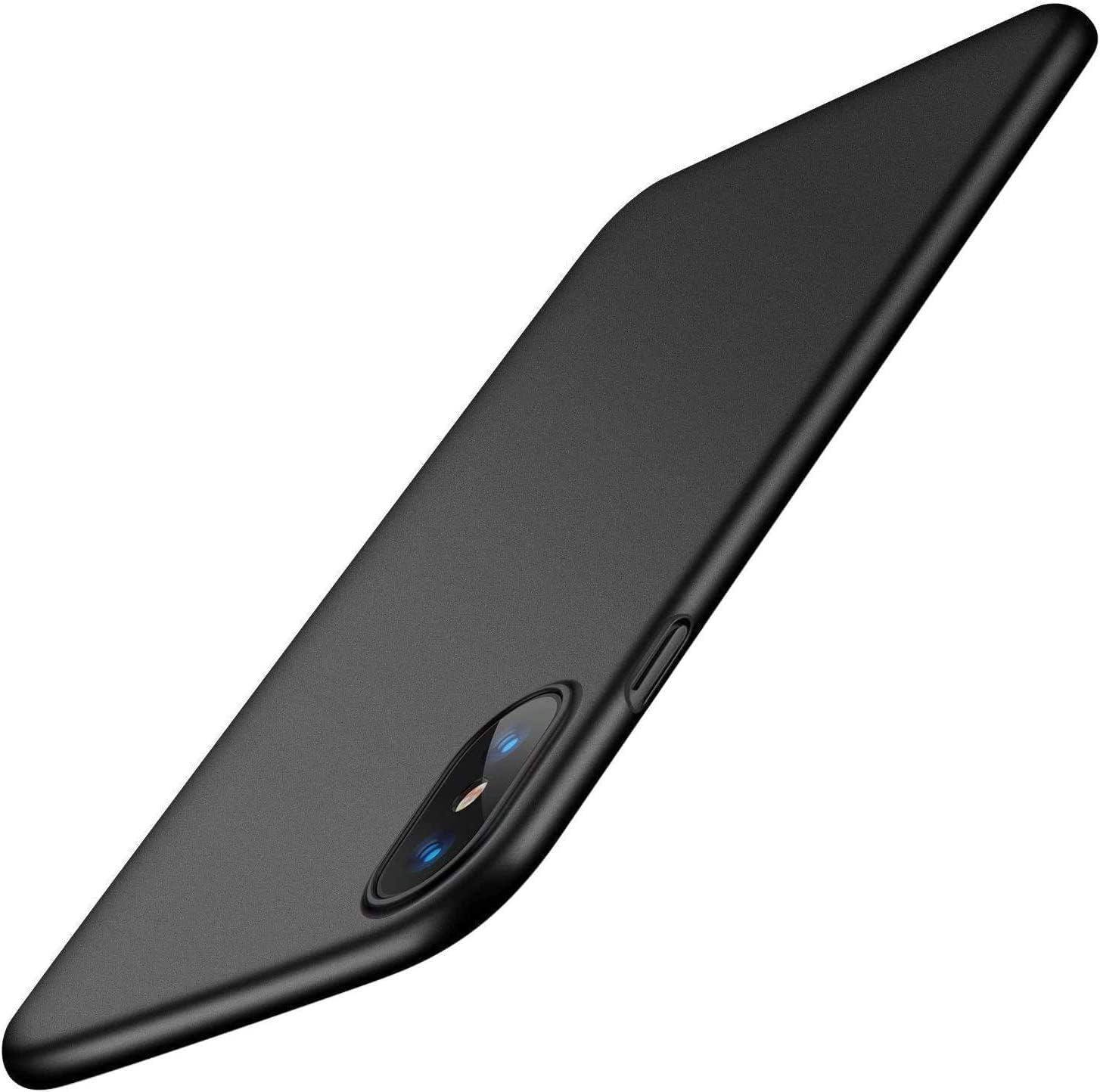 Photo 1 of PAIDAAR Ultra Thin Black Case Compatible with iPhone Xs/iPhone X/iPhone 10: Slim, Soft and Flexible (NOT Hard) [Matte Finish] Protective Black Phone Cover, 5.8 Inch - Matte Black