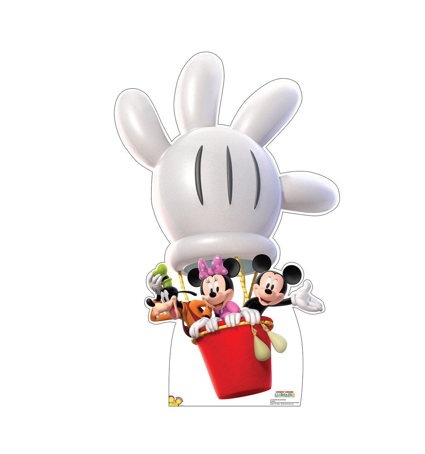 Mua Cardboard People Mickey Balloon Ride Life Size Cardboard Cutout