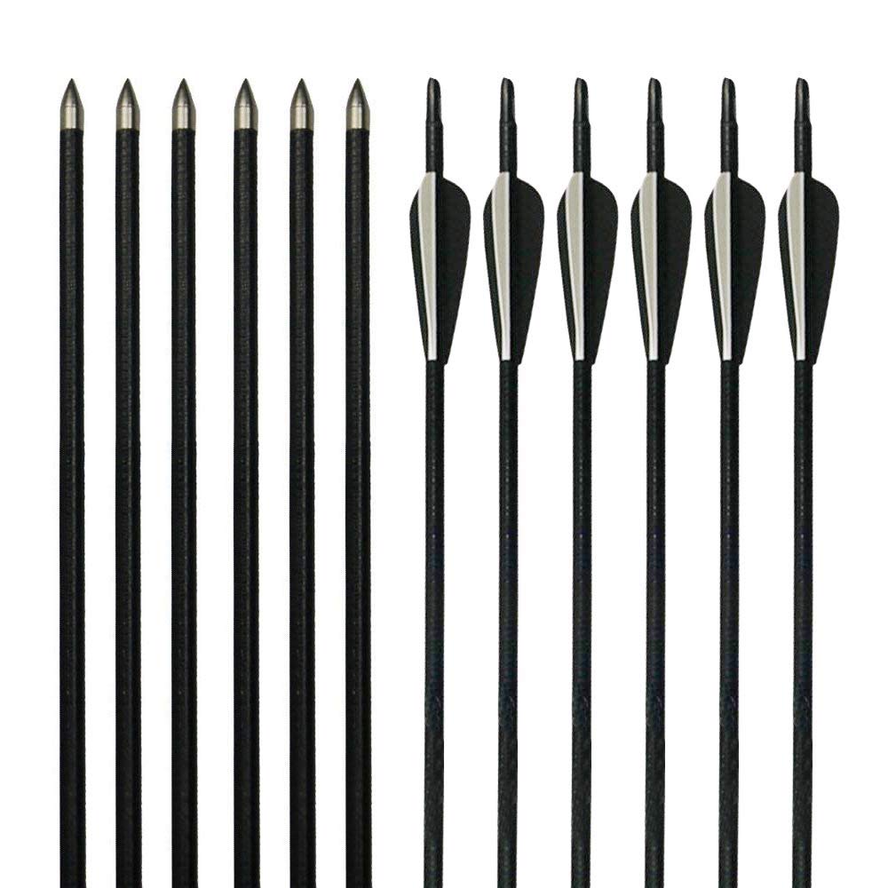 12pack 32inch Archery Arrows Fiberglass Hunting Fiber Glass Shaft 550