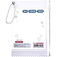 JIYIN Star Sweet Candy Photocard Holder, Kpop Photocard Holder Keychain, Cute Photo Card Holder Keychain Perfect for Photocards Binder
