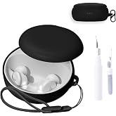 for Anker Soundcore Sleep A30 Case Cover,NOUKAJU Earphone Protective Cover(with Carabiner + Lanyard + Cleaning Pen) Drop-Proof,Shock-Proof,Dust-Proof,Case for Soundcore Sleep A30(Black)