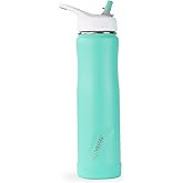 EcoVessel Summit-24oz/709ml Triple Insulated Stainless Steel Hot or Cold Drinking Bottle, Aqua Breeze, 24 oz