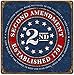 This Well Defend 2nd Amendment Brand - Seal of 1791 - Vintage American Flag Tin Sign 13