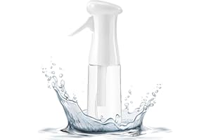 Facewegen Hair Spray Bottle Continuous Mist Spray Bottle Refillable Plastic Fine Spraying Bottle for Hair Styling, Plants, Cleaning, Misting & Skin Care,5oz