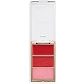 Revolution, Blush Icon Palette, Cream, Matte, & Shimmer Bronzer Trio, Hyaluronic Acid Infused, High Pigment, Vegan & Cruelty-Free, Rebellious Red, 0.09 oz