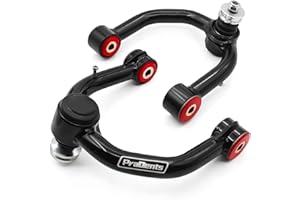 PRAOENTS Front Upper Control Arms for 1995-2002 Toyota 4Runner, 1995-2004 Toyota Tacoma, 2-4" Lift Tubular Suspension Arms, Replacement OEM Factory Suspension Arms