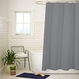 ANSIO Shower Curtain Charcoal Grey 180 x 200 cm Mould Resistant view 7