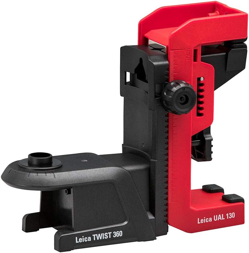 Leica UAL 130 - Magnetic Wall Mount for Step-Free Height Adjustment, Black, 73 x 75 x 180 mm - Image 4