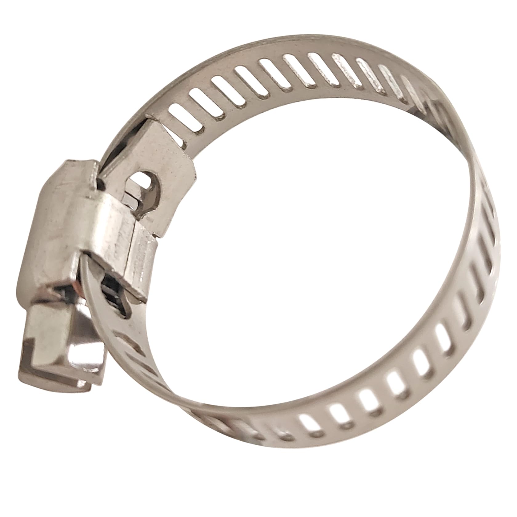 20 Pcs Hose Clamp in 304 Stainless Steel Clip for Soft Pipe with Outer Diameter Range 16-25mm, Clip Width 8mm, Sturdy and Rust Resistant Duct Clamp